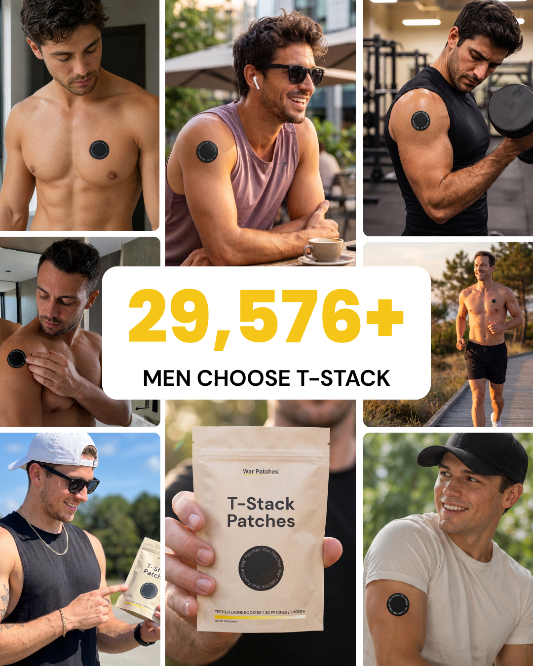 T-Stack - Testosterone Booster Patches