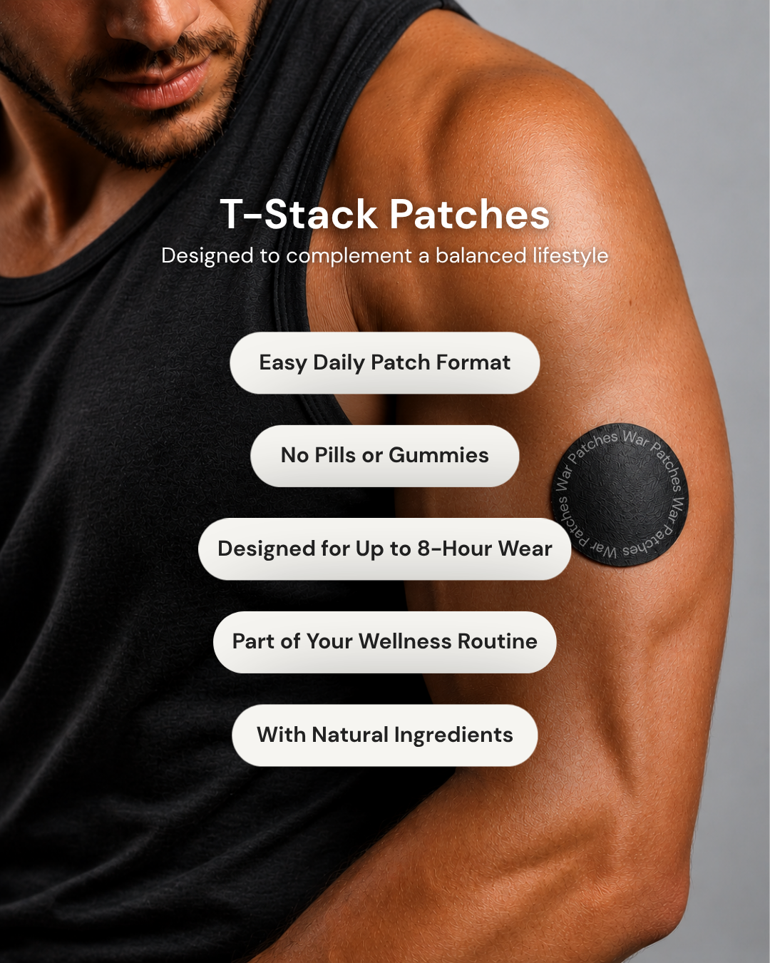 T-Stack - Testosterone Booster Patches